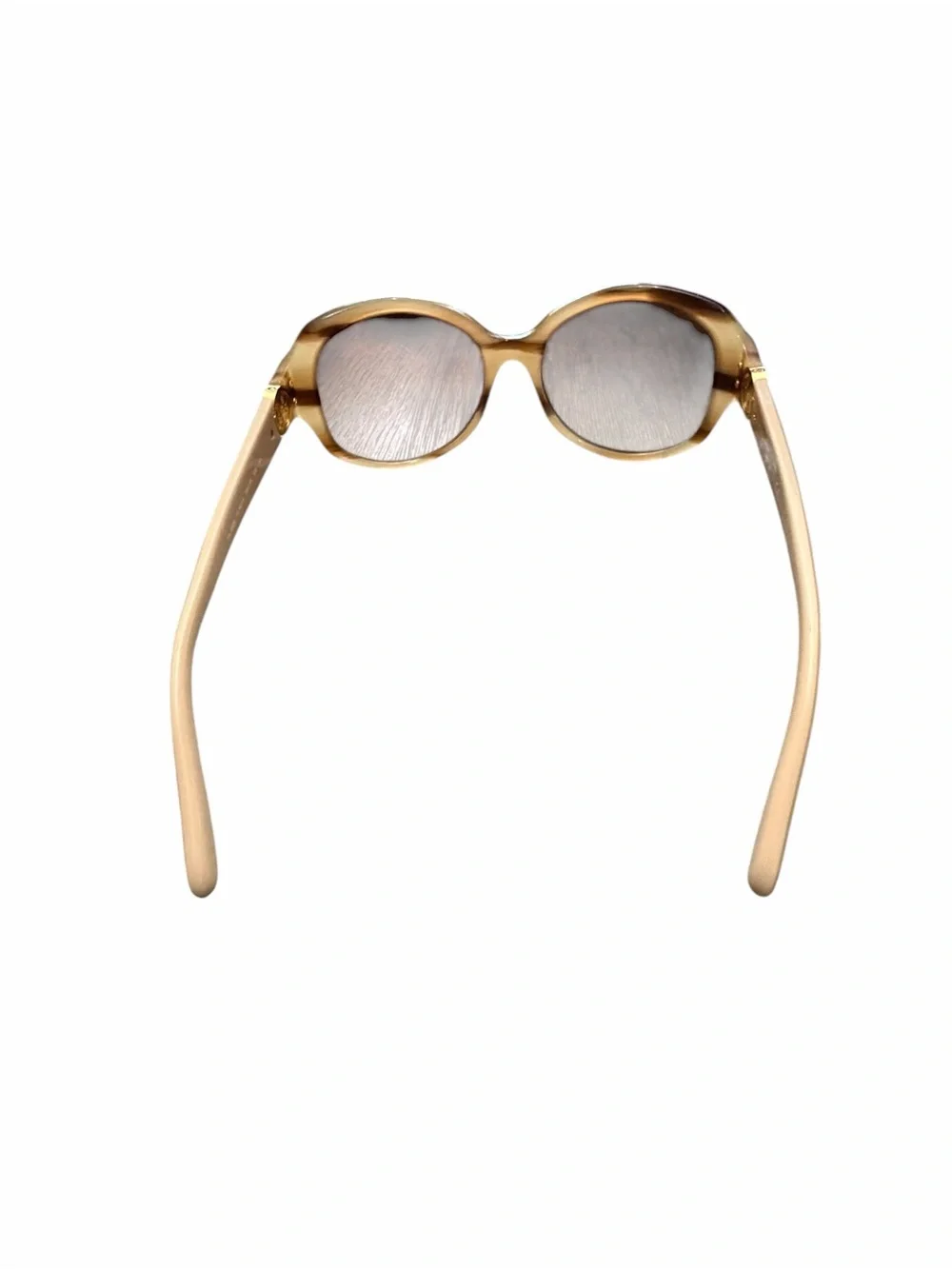 Tory Burch Round Honey Tortoiseshell Brown and Beige Women's Sunglasses